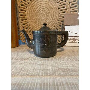 Antique 1 Cup Tea Pot w/Hinged Lid by Benedict Indestructo E.P.N.S.B.M.M. 1354